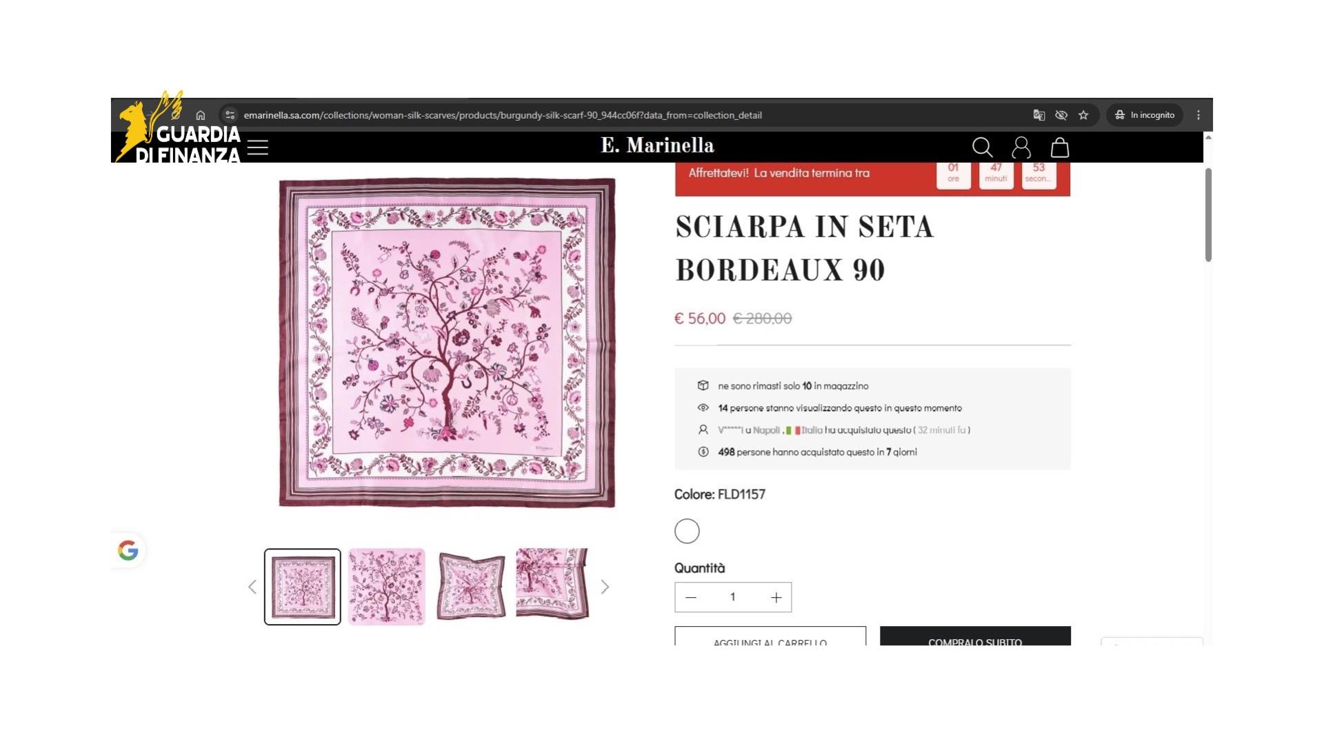 Scopri di più sull'articolo LATINA: LOTTA ALLA CONTRAFFAZIONE DI BENI E SERVIZI INDIVIDUATI SITI DI VENDITA ONLINE NON CONFORMI