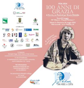 Scopri di più sull'articolo FESTIVAL DI CERVIA PER GRAZIA DELEDDA A 100 ANNI DAL NOBEL NEL GIARDINO DI VILLA CARAVELLA
