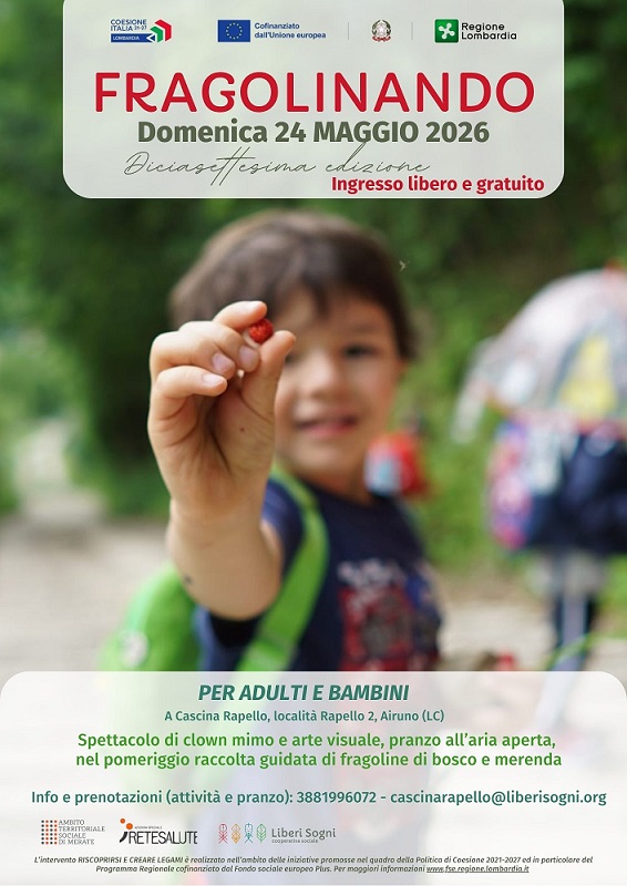 Al momento stai visualizzando “Fragolinando”: a Cascina Rapello la 17ª edizione tra natura, teatro e fragoline di bosco