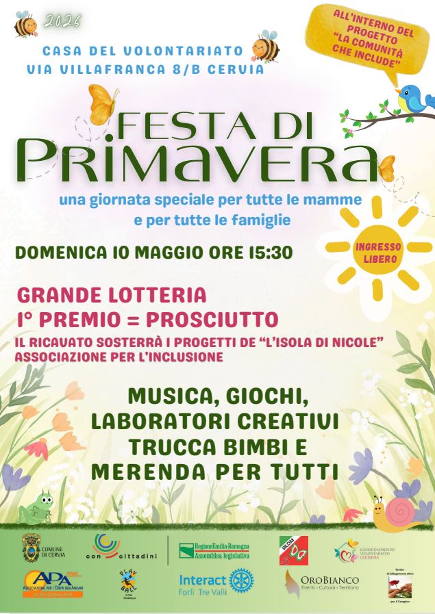Al momento stai visualizzando Cervia in Fiore: Festa di Primavera per le Famiglie