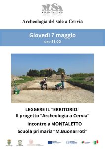 Scopri di più sull'articolo Cervia Archeologica Giovedì 7 maggio incontro sul progetto a Montaletto