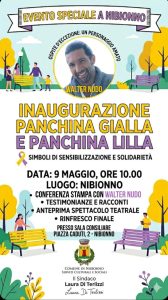 Scopri di più sull'articolo NIBIONNO: WALTER NUDO IN PAESE PER INAUGURARE LE PANCHINE DEDICATE AL BULLISMO E DISTURBI ALIMENTARI