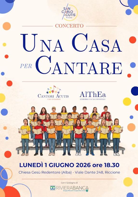 Al momento stai visualizzando Riccione, la musica come legame sociale: il successo del concerto «Una casa per cantare» della scuola San Carlo Acutis
