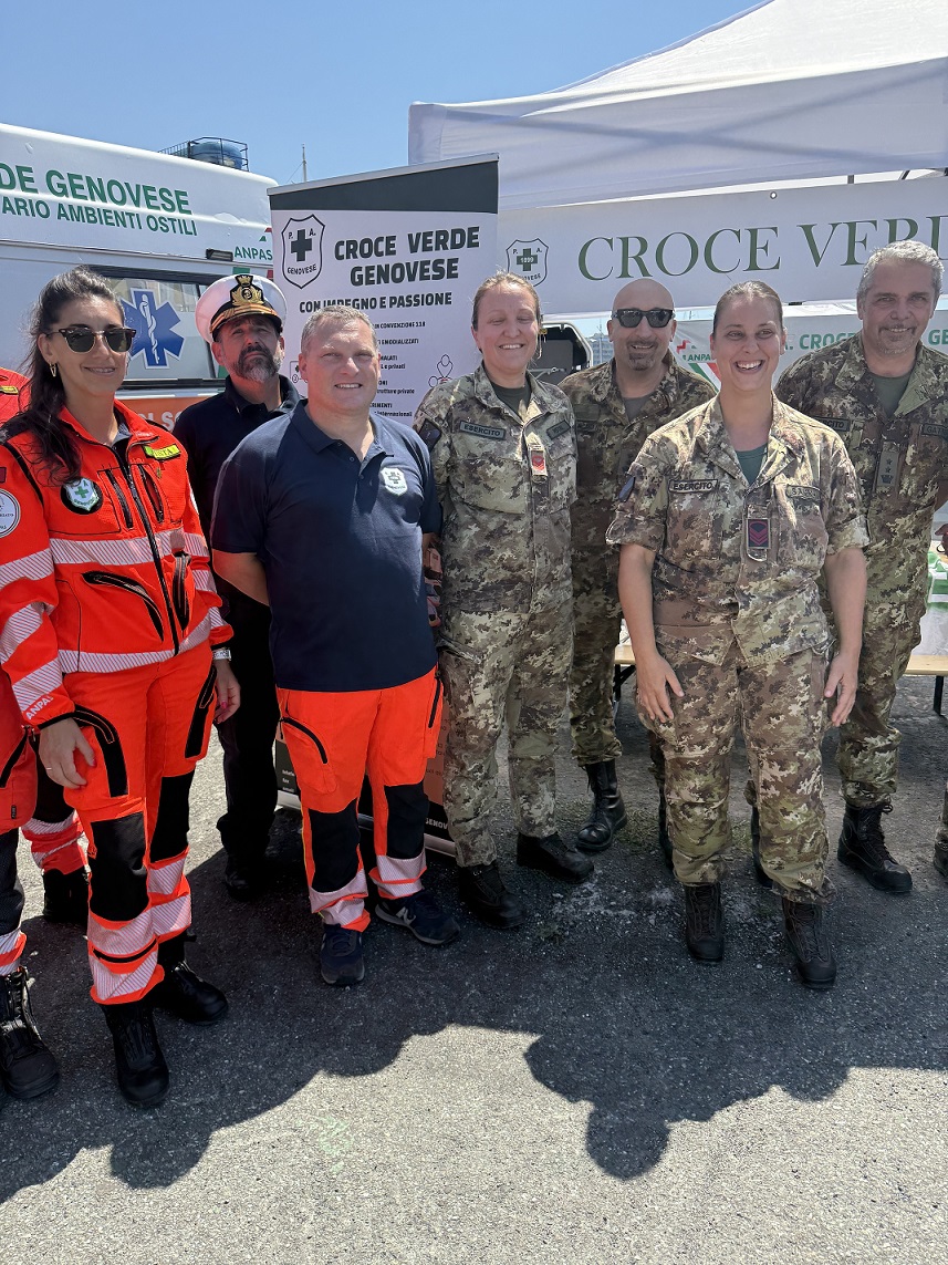 Al momento stai visualizzando  ANPAS Liguria: formazione e collaborazione con l’Esercito Italiano grazie alla Croce Verde Genovese
