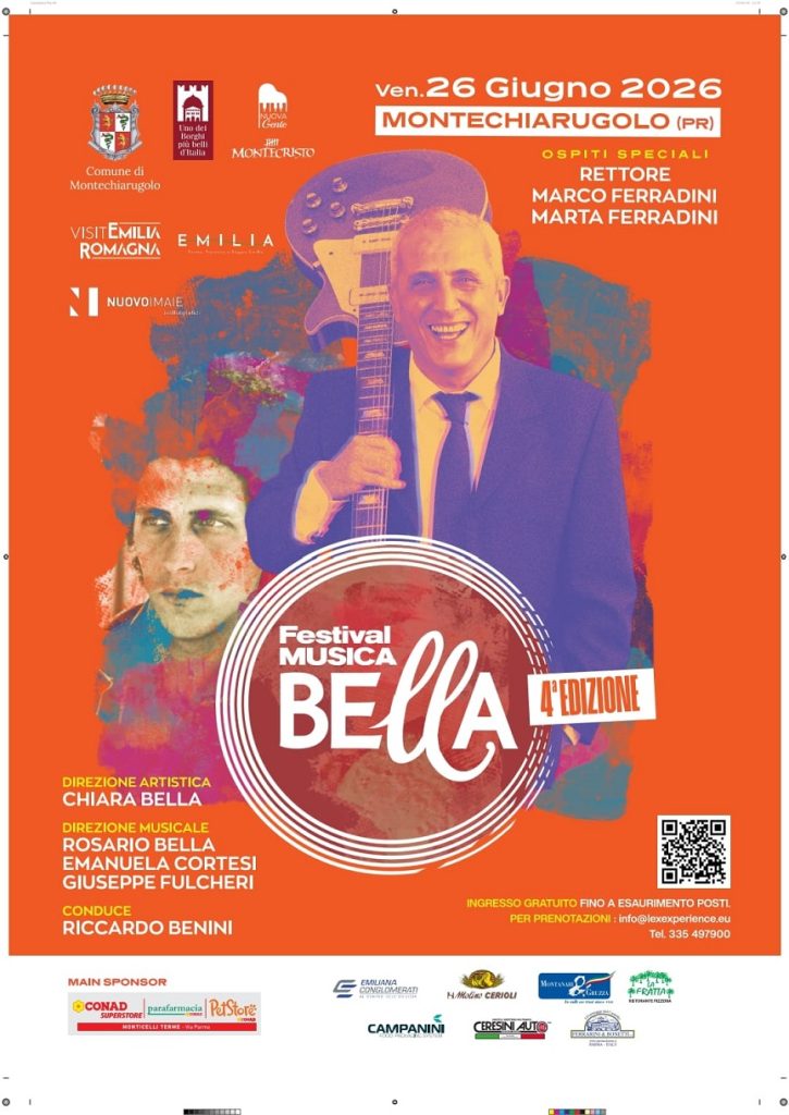 Scopri di più sull'articolo Montechiarugolo, torna il Festival Musica Bella: la vetrina per gli artisti emergenti dedicata a Gianni Bella