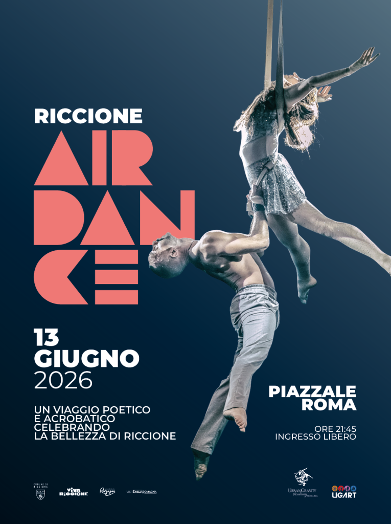 Scopri di più sull'articolo Riccione Air Dance: la magia della danza aerea conquista Piazzale Roma sabato 13 giugno