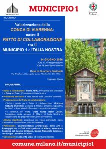 Scopri di più sull'articolo Milano, siglato il Patto tra Municipio 1 e Italia Nostra: rinasce la Conca di Viarenna nel segno dei Navigli