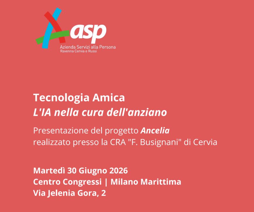 Scopri di più sull'articolo L’Intelligenza Artificiale al servizio della cura: a Milano Marittima arriva il progetto “Ancelia”