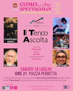 Scopri di più sull'articolo A Como arriva “Il Tenco Ascolta”: Piero Cassano dei Matia Bazar ospite d’onore in piazza Perretta