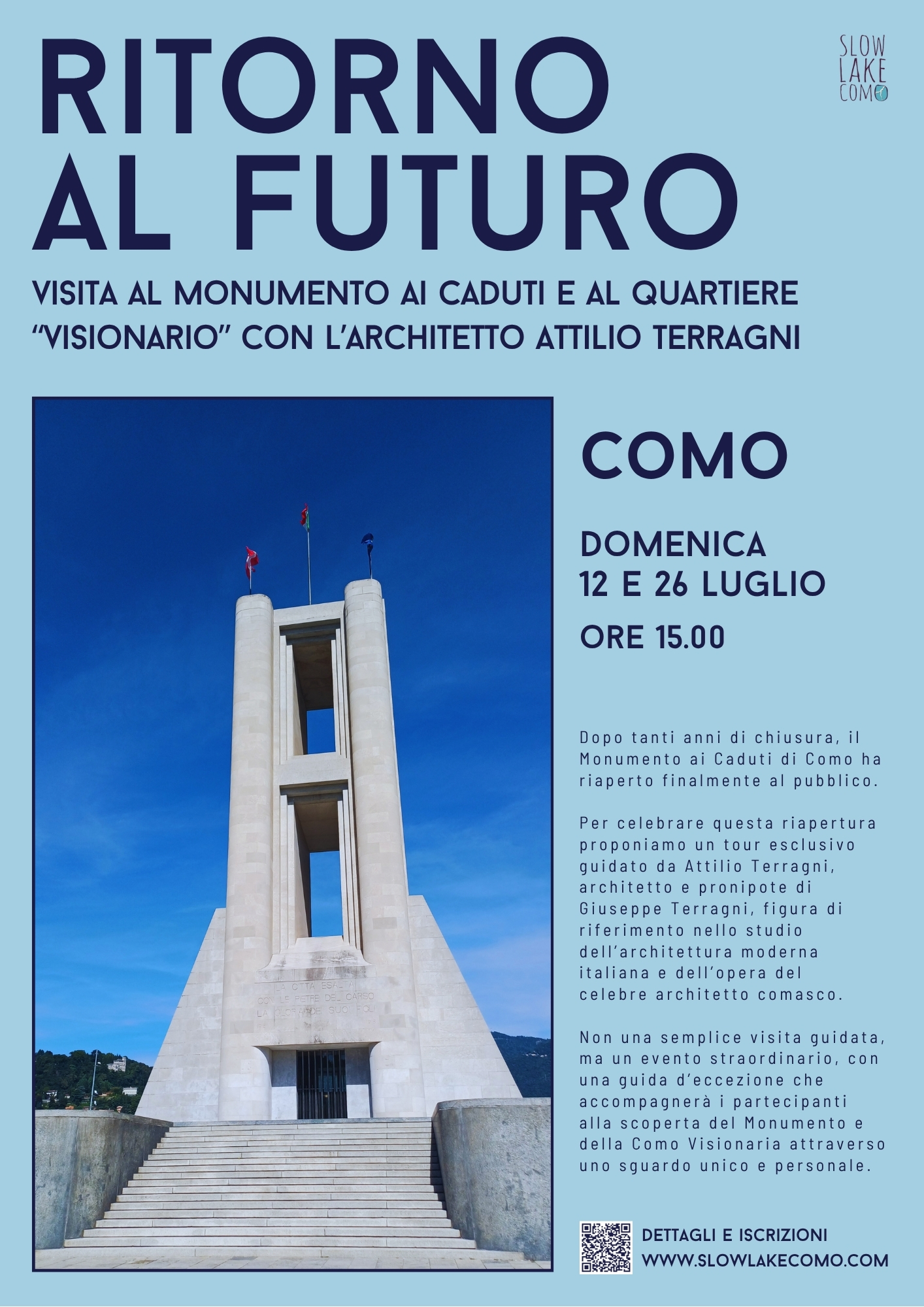 Al momento stai visualizzando COMO: Dopo tanti anni di chiusura, il Monumento ai Caduti riapre al pubblico