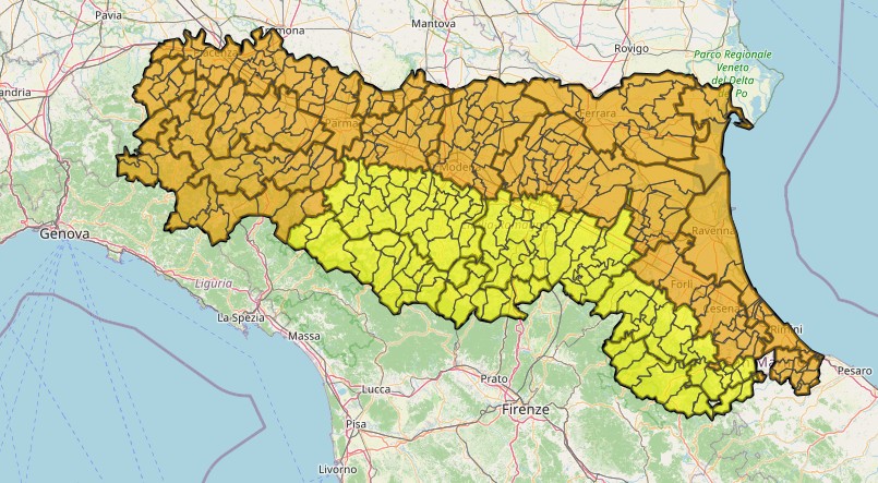 Scopri di più sull'articolo Allerta meteo arancione a Riccione: attesi forti temporali nelle prossime ore