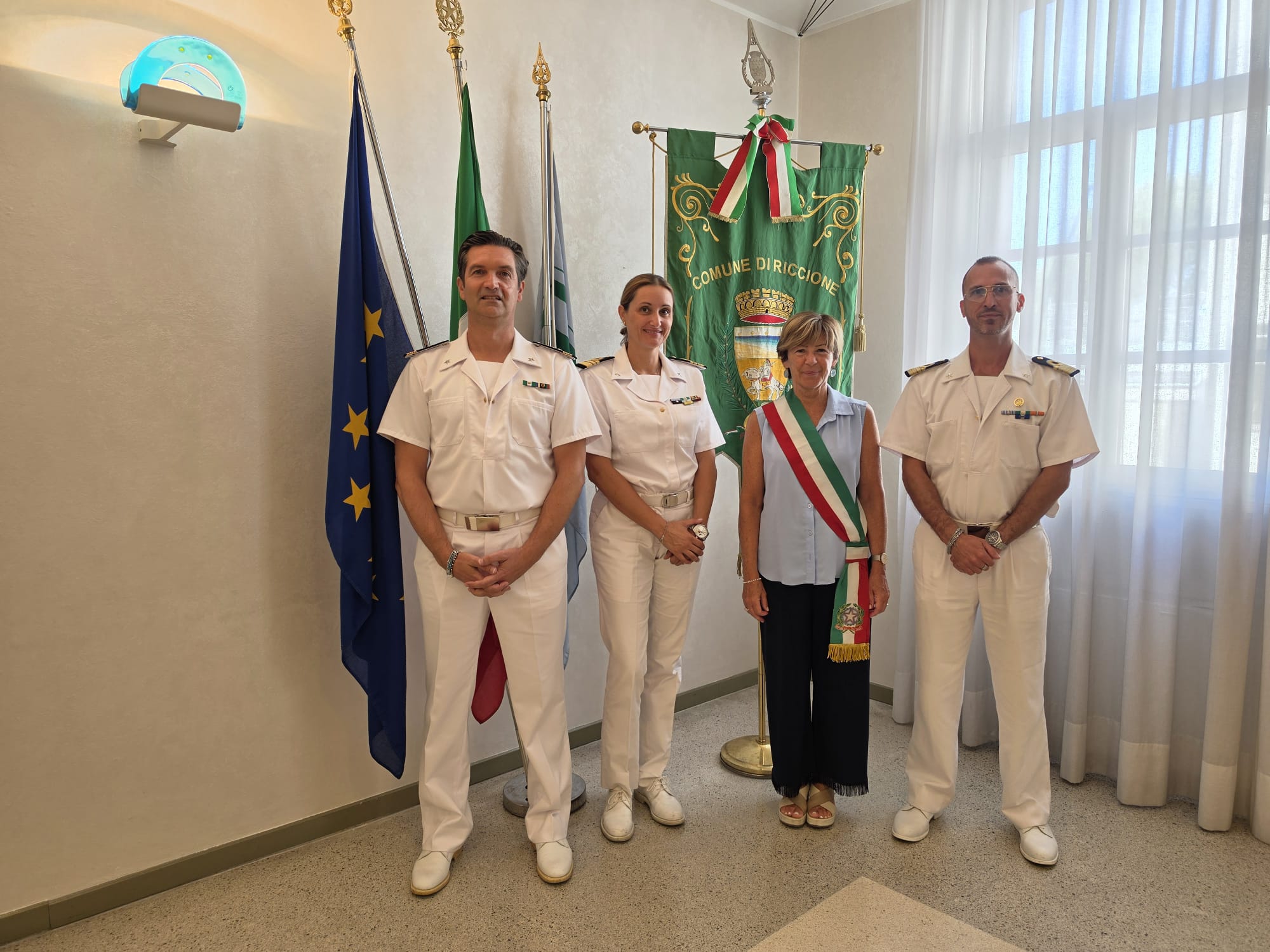 Al momento stai visualizzando Riccione, la sindaca Daniela Angelini riceve in Municipio la nuova comandante della Capitaneria Ilaria Toraldo