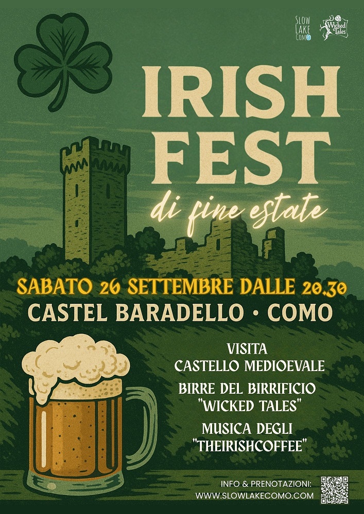 Al momento stai visualizzando Castel Baradello, un brindisi all’autunno: tra musica irlandese, birre artigianali e visite in notturna