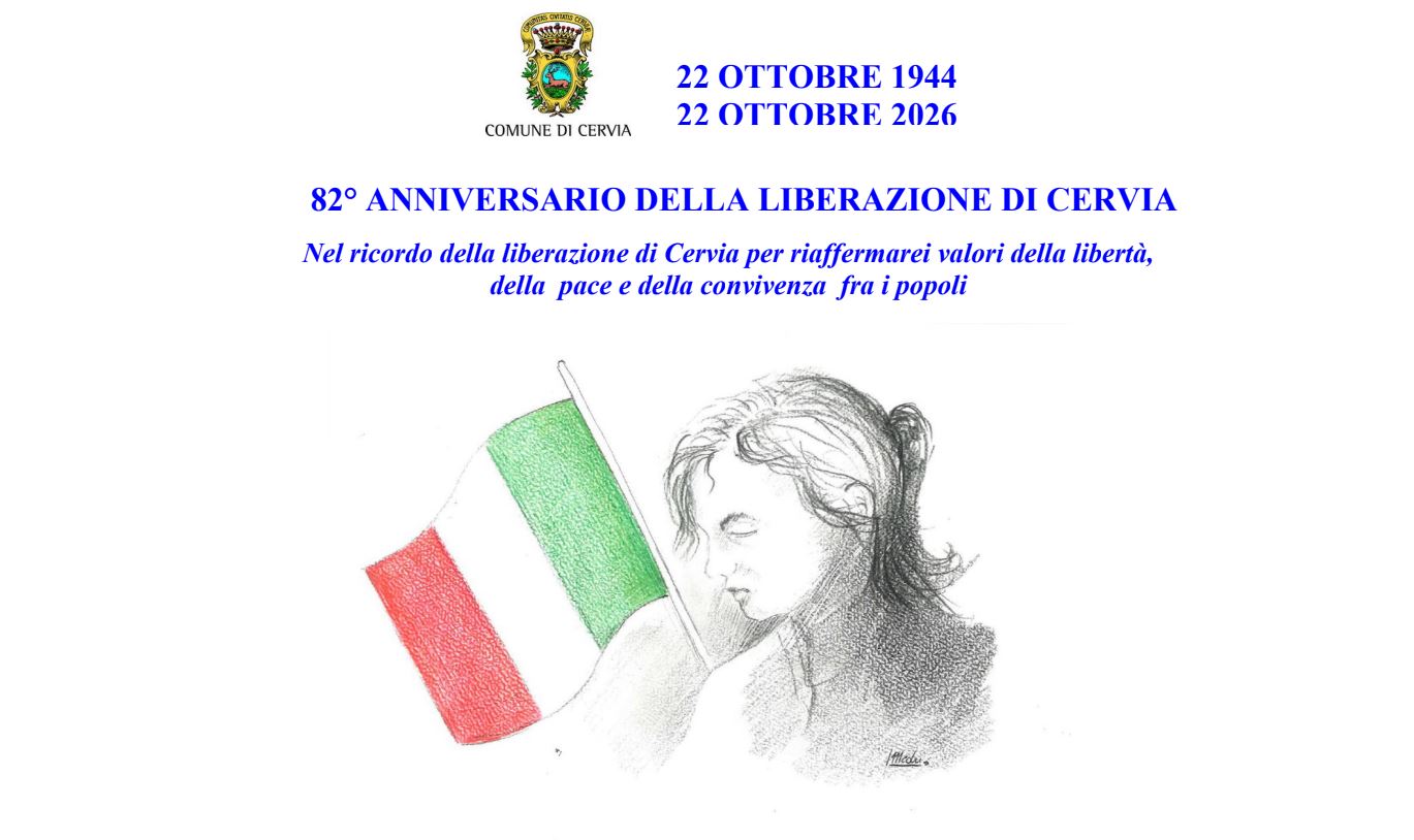 Al momento stai visualizzando Cervia celebra l’82° anniversario della Liberazione: il programma degli eventi e la cerimonia di domenica 25 ottobre