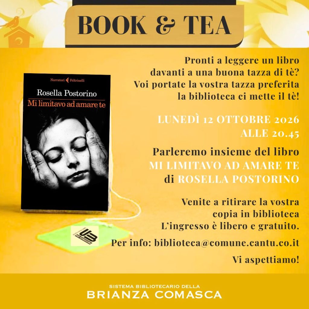 Scopri di più sull'articolo Nasce la biblioteca Comunale Ugo Bernasconi di Cantù Book & Tea nuovo polo della cultura per adulti